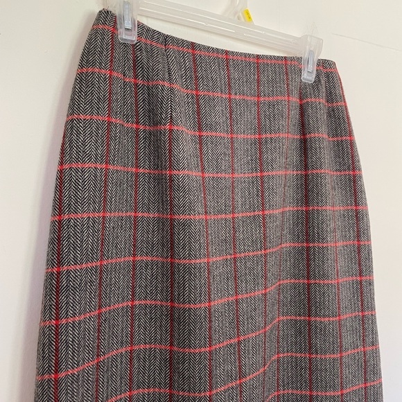 Harve Benard Sport Wool Maxi Skirt ~ Fringe Detail ~ Women’s Size 12 - Picture 4 of 11